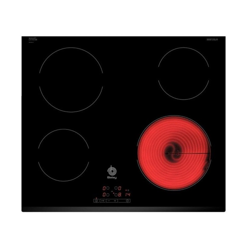 Vitroceramica Balay 3EB720LR, 4 zonas, biselada Vitroceramica Balay 3EB720LR, 4 zonas, biselada