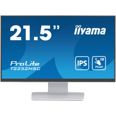 ProLite T2252MSC-W2 pantalla para PC 54,6 cm (21.5) 1920 x 1080 Pixeles Full HD LCD Pantalla táctil Mesa Blanco