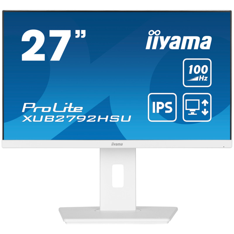 ProLite XUB2792HSU-W6 pantalla para PC 68,6 cm (27) 1920 x 1080 Pixeles Full HD LED Blanco