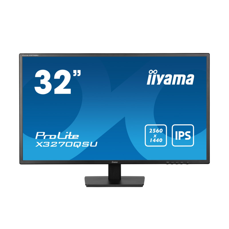 ProLite X3270QSU-B1 pantalla para PC 80 cm (31.5) 2560 x 1440 Pixeles Wide Quad HD LED Negro