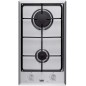 Encimera Beko HDCG32220FX, 2 fuegos, 30cm Encimera Beko HDCG32220FX, 2 fuegos, 30cm
