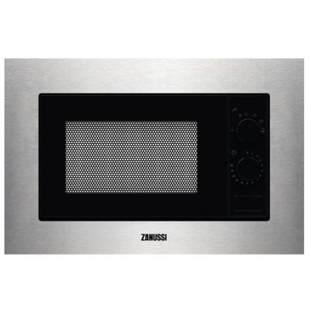 Microondas Zanussi ZMSN5SX, 17L, 700w, Inox-negro