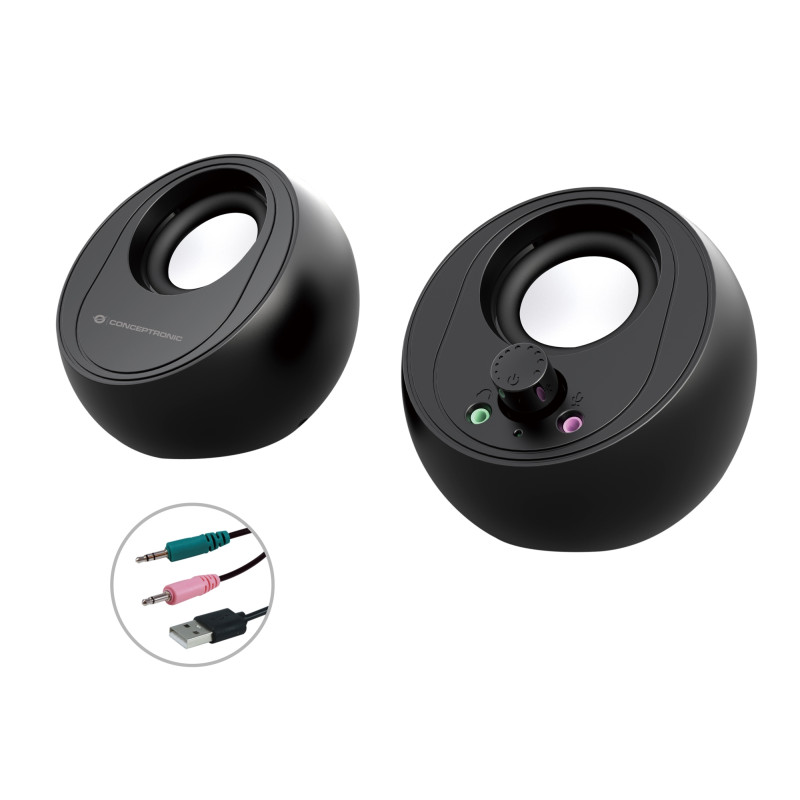 BJORN01B altavoz De 2 vías Negro Inalámbrico y alámbrico 10 W