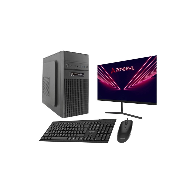 Core Work Intel Core i5 14400/16GB/1TB SSD Nvme Negro + Monitor 24 Teclado y ratón