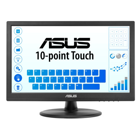 Touch VT169HE pantalla para PC 39,6 cm (15.6) 1920 x 1080 Pixeles Full HD LED Pantalla táctil Mesa Negro