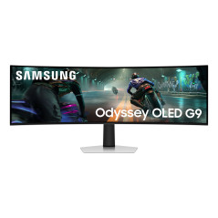 S49DG910SU pantalla para PC 124,5 cm (49) 5120 x 1440 Pixeles Dual QHD OLED Plata