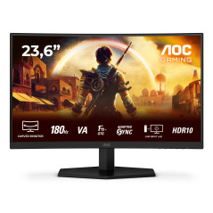 G4 C24G42E pantalla para PC 59,9 cm (23.6) 1920 x 1080 Pixeles Full HD LED Negro, Rojo
