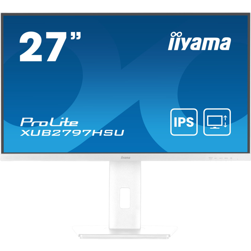 ProLite XUB2797HSU-W2 pantalla para PC 68,6 cm (27) 1920 x 1080 Pixeles Full HD LED Blanco