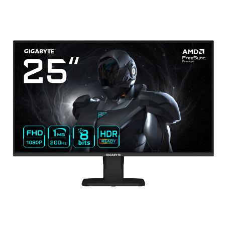 GS25F2 Monitor Gaming 25 FHD - 1920 x 1080, 200Hz, 1ms, 300 cd/m², Display HDR 10, HDMI 2.0, DisplayPort 1.4