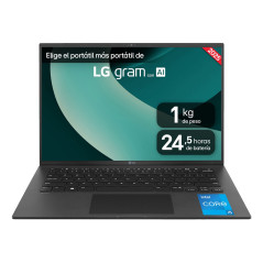 Gram 14ZD90RU-G.AX55B ordenador portatil Intel® Core i5 i5-1334U Portátil 35,6 cm (14) WUXGA 16 GB LPDDR4x-SDRAM 512 GB SSD Wi-Fi 6E (802.11ax) FreeDOS Español Negro