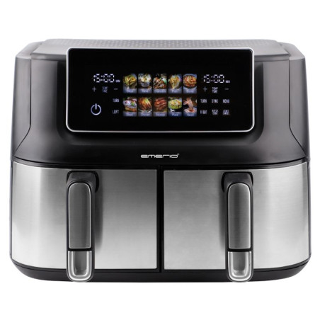 FREIDORA AIRE EMERIO AF132787 DOBLE CUBETA 4.5+4.5