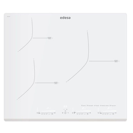 Induccion Edesa EIM6328BWHC, 3 Zonas, 60cm