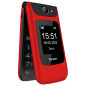 FUNC200R teléfono móvil 6,1 cm (2.4) 112 g Rojo Teléfono para personas mayores
