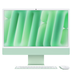 iMac Apple M M4 59,7 cm (23.5) 4480 x 2520 Pixeles PC todo en uno 16 GB 256 GB SSD macOS Sequoia Wi-Fi 6E (802.11ax) Verde