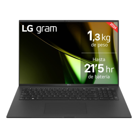 Gram 17Z90S Intel Core Ultra 7 155H Portátil 43,2 cm (17) WQXGA 16 GB LPDDR5-SDRAM 512 GB SSD Wi-Fi 6E (802.11ax) Windows 11 Home Español Negro