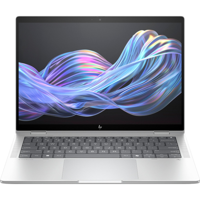 EliteBook X Flip G1i Next Gen AI Wolf Pro Security Edition Copilot+ PC Intel Core Ultra 7 258V Híbrido (2-en-1) 35,6 cm (14) Pantalla táctil 2.5K 32 GB LPDDR5x-SDRAM 512 GB SSD Wi-Fi 7 (802.11be) Windows 11 Pro Plata