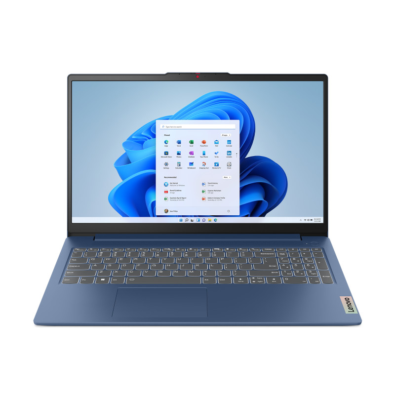 IdeaPad Slim 3 15AMN8 AMD Ryzen 5 7520U Portátil 39,6 cm (15.6) Full HD 16 GB LPDDR5-SDRAM 512 GB SSD Wi-Fi 6 (802.11ax) Windows 11 Home Español Azul