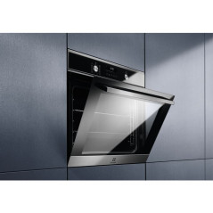 Horno Electrolux EOF6P46VX0, 72L, A+, negro,  Piro