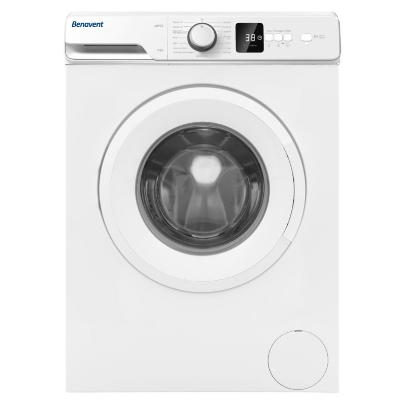Lavadora Benavent LBV7D, 7Kg, 1000rpm, D, Blanca