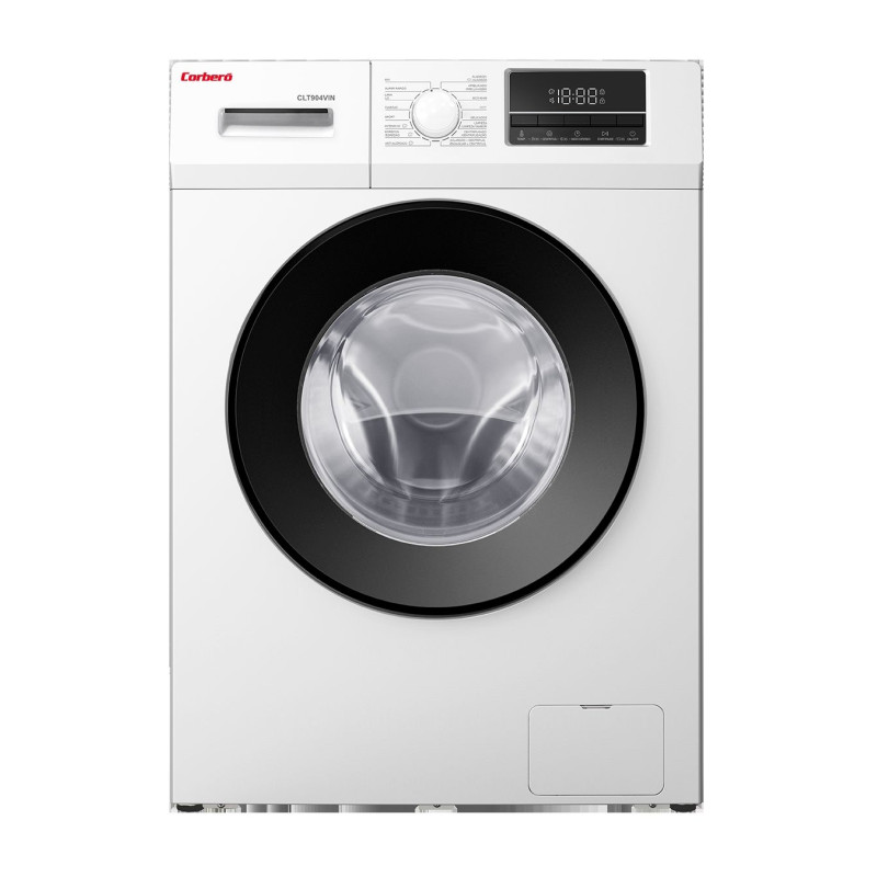 Lavadora Corbero CLT904VIN, 9kg, 1400rpm, A, Blanc