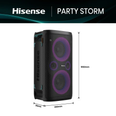 Altavoz Hisense PARTYSTORM, 300W