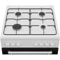 Cocina Beko FBE62120WD, 4 fuegos, horno electr