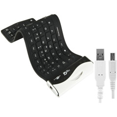 Teclado Flexible Compacto QOOPRO, Impermeable