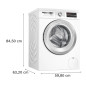 Lavadora Bosch WUU24T65ES, 9kg, 1200rpm, A,
