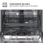 Lavavajillas LG DB375TXS, 14cub, 3ªB, A, Integ