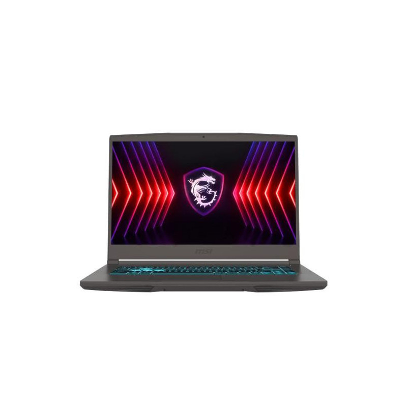 MSI PORTATIL THIN 15 B13VE. 15.6 FHD (1920*1080), 144HZ IPS. I5-13420H. RTX 4050, GDDR6 6GB. DDR IV 8GB*2 (3200MHZ).SIN S.O.. GRIS