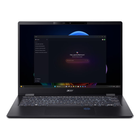 TravelMate P6 14 AI TMP614-54T-TCO-75K6 Copilot+ PC Intel Core Ultra 7 258V Portátil 35,6 cm (14) Pantalla táctil WUXGA 32 GB LPDDR5x-SDRAM 1 TB SSD Wi-Fi 7 (802.11be) Windows 11 Pro Negro