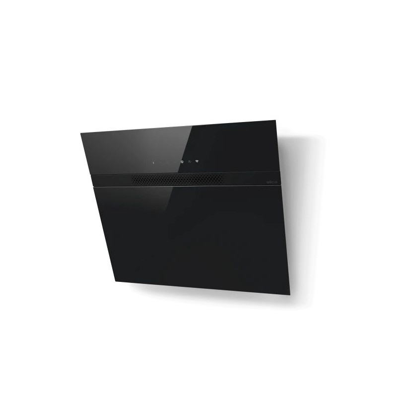 Campana Inclinada Elica Neat BL/A/60, Cristal Negr