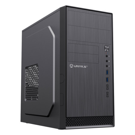 HOMEI3-1TBMATXC12 PC Intel® Core i3 i3-12100 8 GB DDR5-SDRAM 1 TB SSD FreeDOS Escritorio Negro