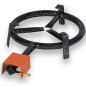 Quemador Paellero Vitrokitchen QP301B, 30cm, gas