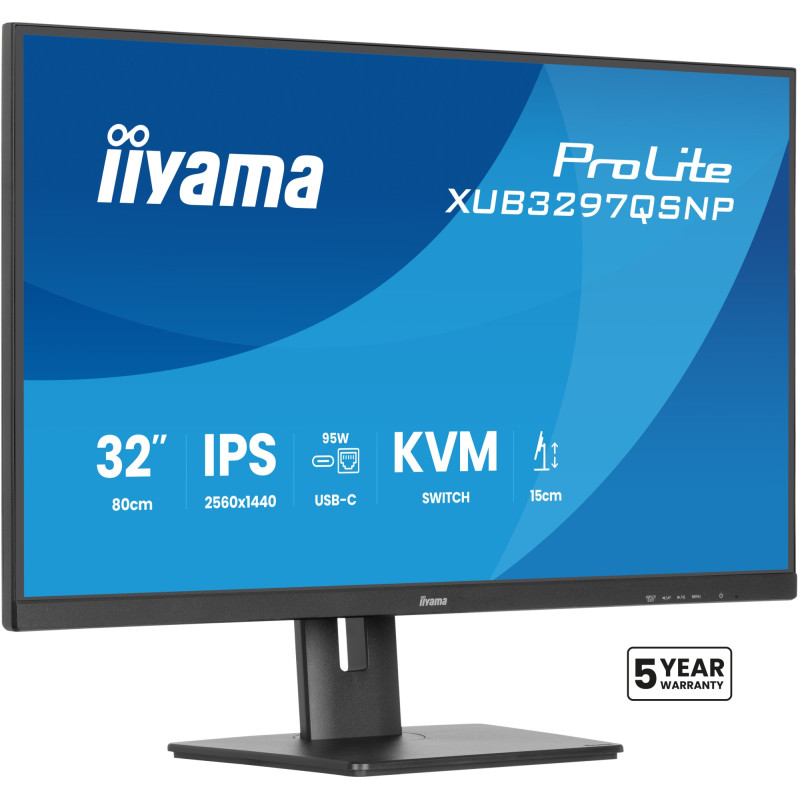 ProLite XUB3297QSNP-B1 pantalla para PC 81,3 cm (32) 2560 x 1440 Pixeles Quad HD LED Negro