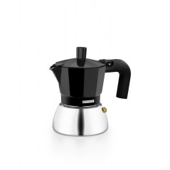 Cafetera induction Monix M863003, inox black 3 taz