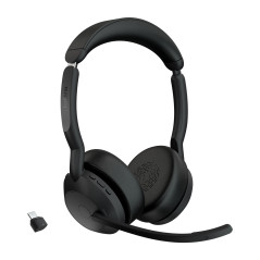 Evolve2 55 Auriculares Inalámbrico Diadema Oficina/Centro de llamadas Bluetooth Base de carga Negro