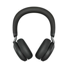 Evolve2 75 Auriculares Inalámbrico y alámbrico Diadema Llamadas/Música USB Tipo C Bluetooth Base de carga Negro