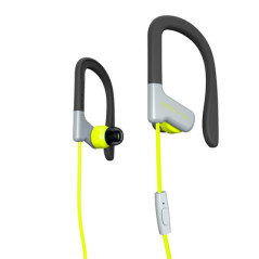 429356 auricular y casco Auriculares gancho de oreja, Dentro de oído Conector de 3,5 mm Amarillo