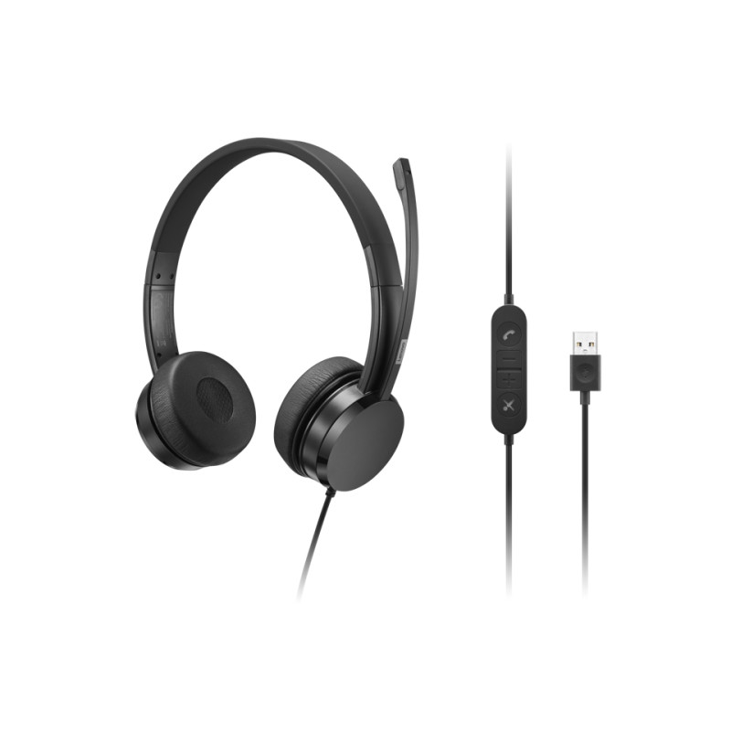 4XD1K18260 auricular y casco Auriculares Alámbrico Diadema Música/uso diario USB tipo A Negro