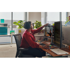 Auriculares monoaurales Poly Blackwire 3315 con certificación Microsoft Teams USB-C + Conector de 3,5 mm + Adaptador USB-C/A