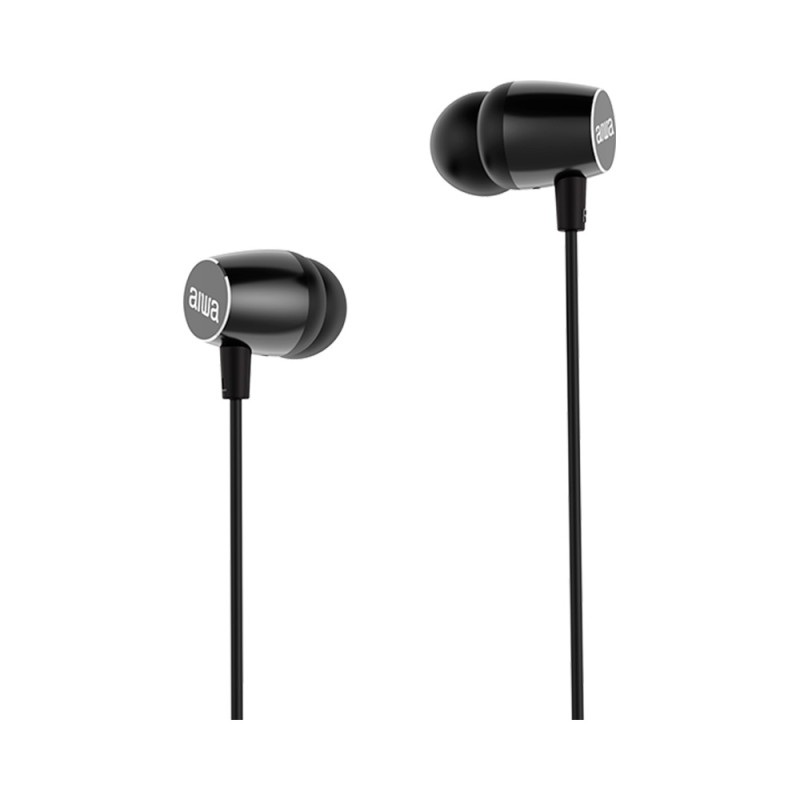 ESTM-30SL auricular y casco Auriculares Alámbrico Dentro de oído Llamadas/Música/Deporte/Uso diario Negro, Plata