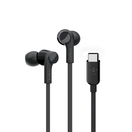 ROCKSTAR Auriculares Alámbrico Dentro de oído Llamadas/Música USB Tipo C Negro