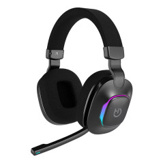 VORTEX Auriculares Inalámbrico y alámbrico Diadema Juego USB Tipo C Bluetooth Negro