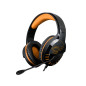 PRO-H3 Auriculares Alámbrico Diadema Juego Negro, Naranja