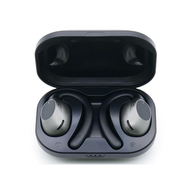NXTWRUNBEATOR auricular y casco Auriculares Inalámbrico Dentro de oído Llamadas/Música Bluetooth Negro, Plata