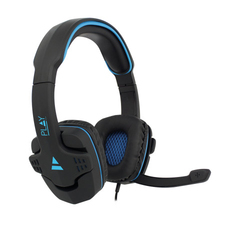 PL3320 auricular y casco Auriculares Alámbrico Diadema Juego Negro