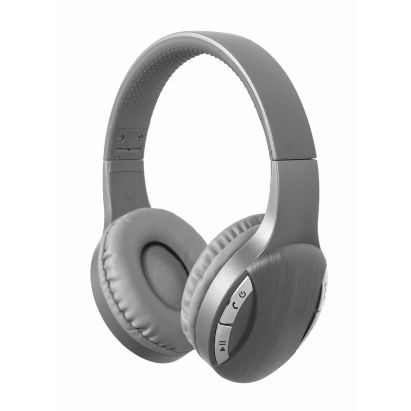 BTHS-01-SV auricular y casco Auriculares Inalámbrico y alámbrico Diadema Llamadas/Música MicroUSB Bluetooth Plata