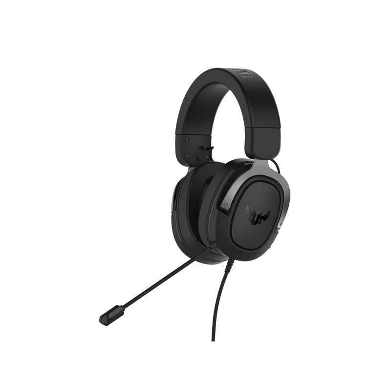 TUF Gaming H3 Auriculares Alámbrico Diadema Juego Negro, Gris