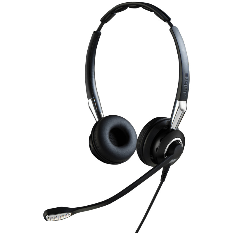 BIZ 2400 II Auriculares Alámbrico Diadema Oficina/Centro de llamadas Negro, Plata